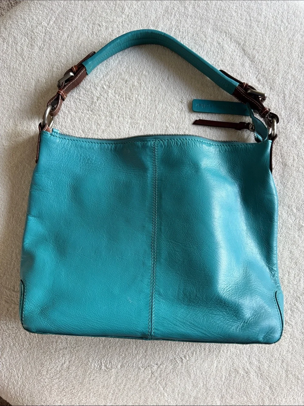 Nino Bossi Leather Hobo Bag vintage